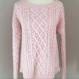 Oversized Banana Republic Sweater in Pink Blush
